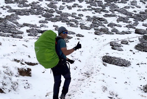 Expedición en la nieve